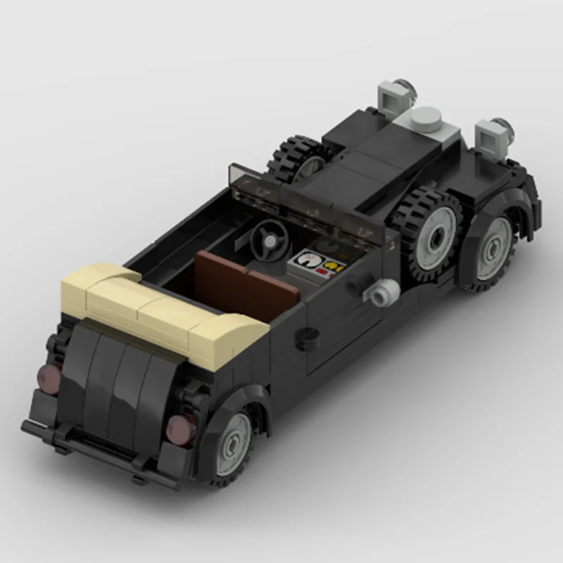 159PCS City Car Model MOC Building Bricks Retro Luxury Convertible Car Modular Technology Assemble Toys Children Holiday Gifts
159PCS City Car Model MOC Building Bricks Retro Luxury Convertible Car Modular Technology Assemble Toys Children Holiday Gifts