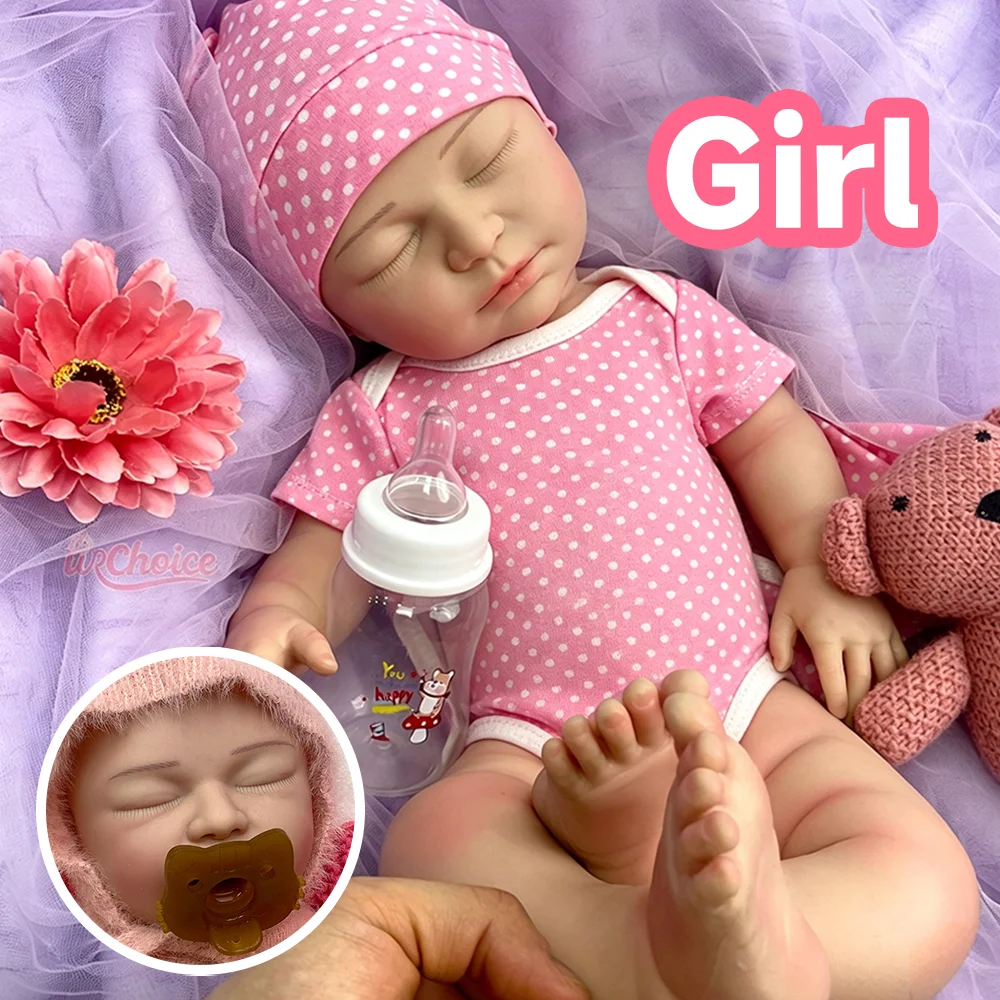 22Inch Silicone Washable Reborn Baby Doll Toys Lifelike Panited Soft Reborn Doll Silicone Newborn Girl Bebe Dolls Real Looking
22Inch Silicone Washable Reborn Baby Doll Toys Lifelike Panited Soft Reborn Doll Silicone Newborn Girl Bebe Dolls Real Looking