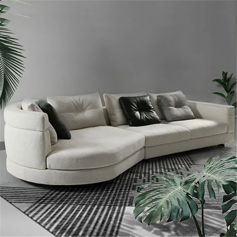 Minimalist Corner Living Room Sofas Sectional Futon Curved Replica Sofas Comfortable White Designer Wood Divano Home Furniture
Minimalist Corner Living Room Sofas Sectional Futon Curved Replica Sofas Comfortable White Designer Wood Divano Home Furniture
