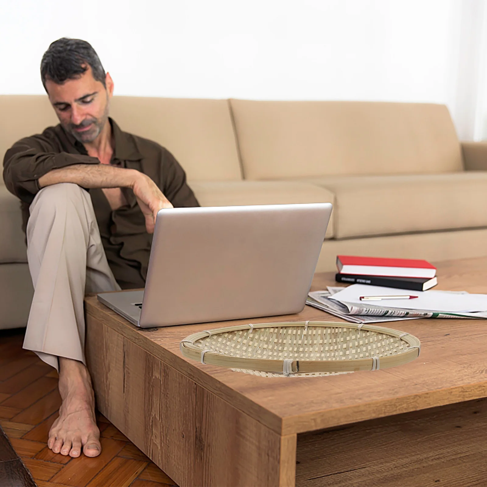 Bamboo Fruit Basket Woven Storage Container For Kitchen Snack Fruit Organizer Household Decorative Basket Sundries
Bamboo Fruit Basket Woven Storage Container For Kitchen Snack Fruit Organizer Household Decorative Basket Sundries