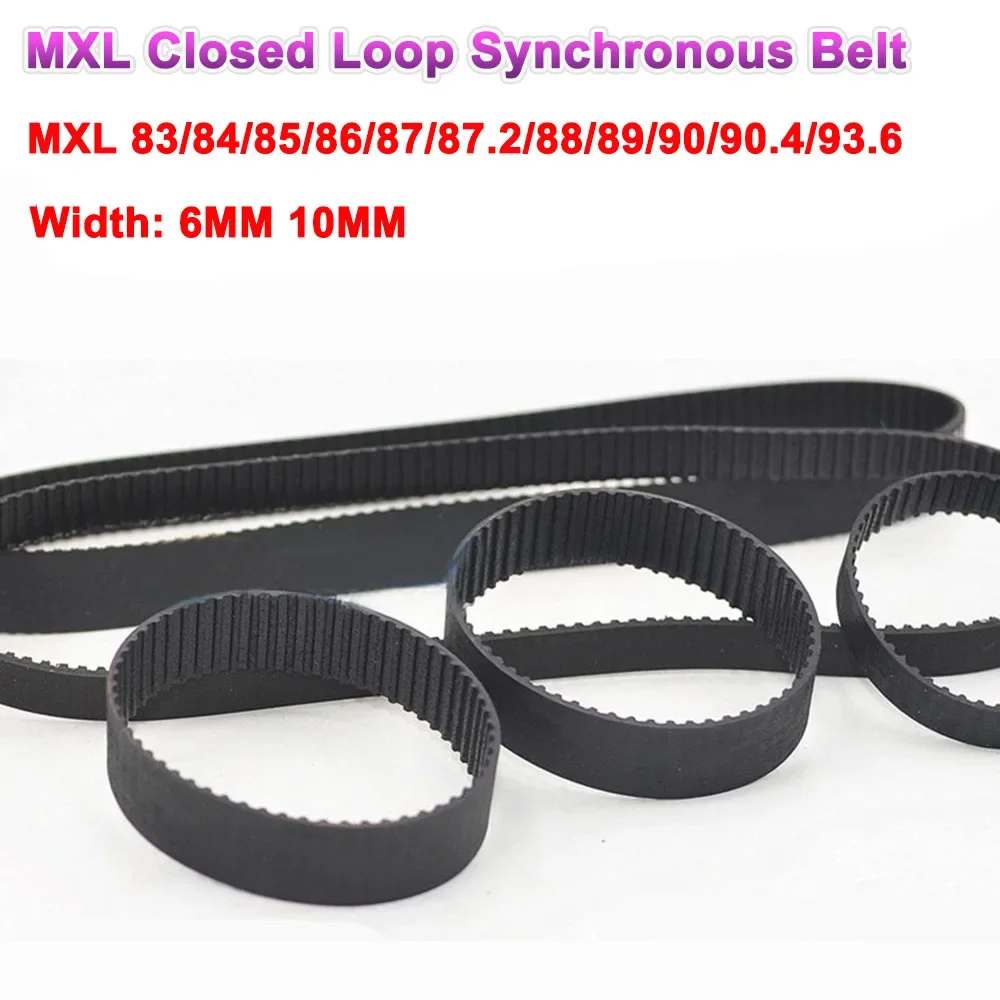 Close Loop Timing Belt 83 84 85 86 87 87.2 88 89 90 90.4 93.6 MXL Width 6mm 10mm 3D Printer Conveyor Belt for Industrial
Close Loop Timing Belt 83 84 85 86 87 87.2 88 89 90 90.4 93.6 MXL Width 6mm 10mm 3D Printer Conveyor Belt for Industrial