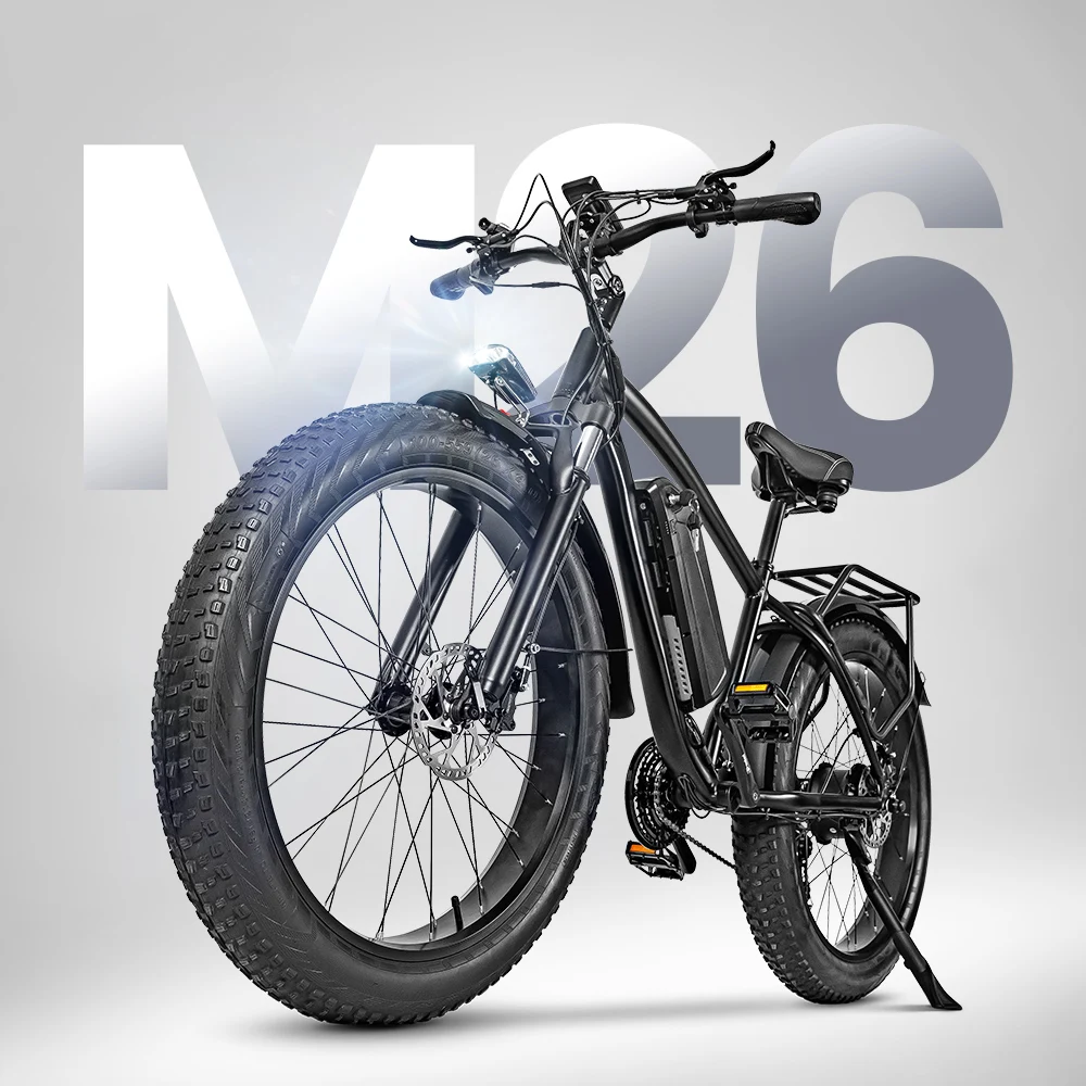 48V 17.5Ah Electric Bike 26 Inch Fat Tire Mountain Ebike Off-road Electric Bicycle
48V 17.5Ah Electric Bike 26 Inch Fat Tire Mountain Ebike Off-road Electric Bicycle