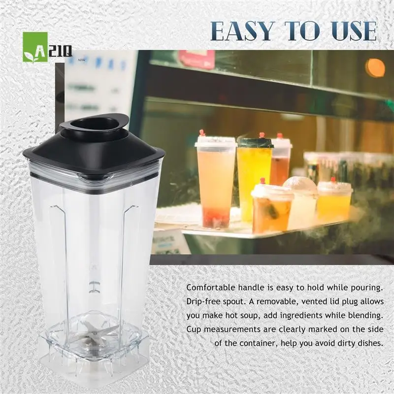 A21Q -Spare Jug For Blender Replacement Part Transparent 2L Capacity Blender Spare Compatible For SILVER CREST Blender
A21Q -Spare Jug For Blender Replacement Part Transparent 2L Capacity Blender Spare Compatible For SILVER CREST Blender