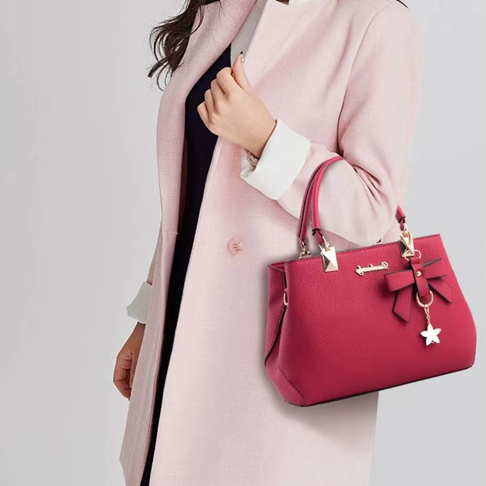 Ladies' Simple Large Capacity Crossbody Bag Fashionable Casaul Business High-end Handbag Spercial Holiday Gift for Women
Ladies' Simple Large Capacity Crossbody Bag Fashionable Casaul Business High-end Handbag Spercial Holiday Gift for Women