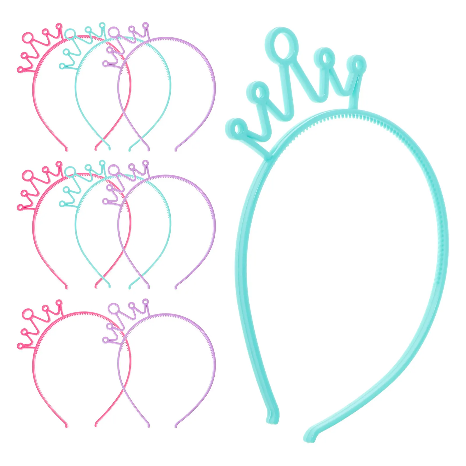 9pcs Children Headband Girl Hair Accessories Kids Crown Headwear Plastic Creative European Prom Cosplay
9pcs Children Headband Girl Hair Accessories Kids Crown Headwear Plastic Creative European Prom Cosplay