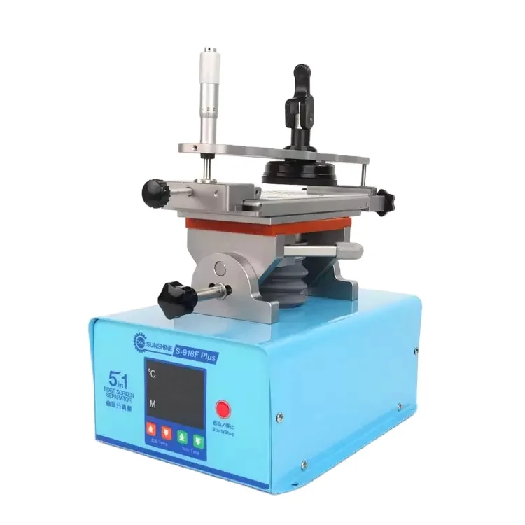 New Sunshine S-918f Plus 5 in 1 Lcd Separator Machine for Curved Screen and Straight Screen Mobile Phone Repair
New Sunshine S-918f Plus 5 in 1 Lcd Separator Machine for Curved Screen and Straight Screen Mobile Phone Repair