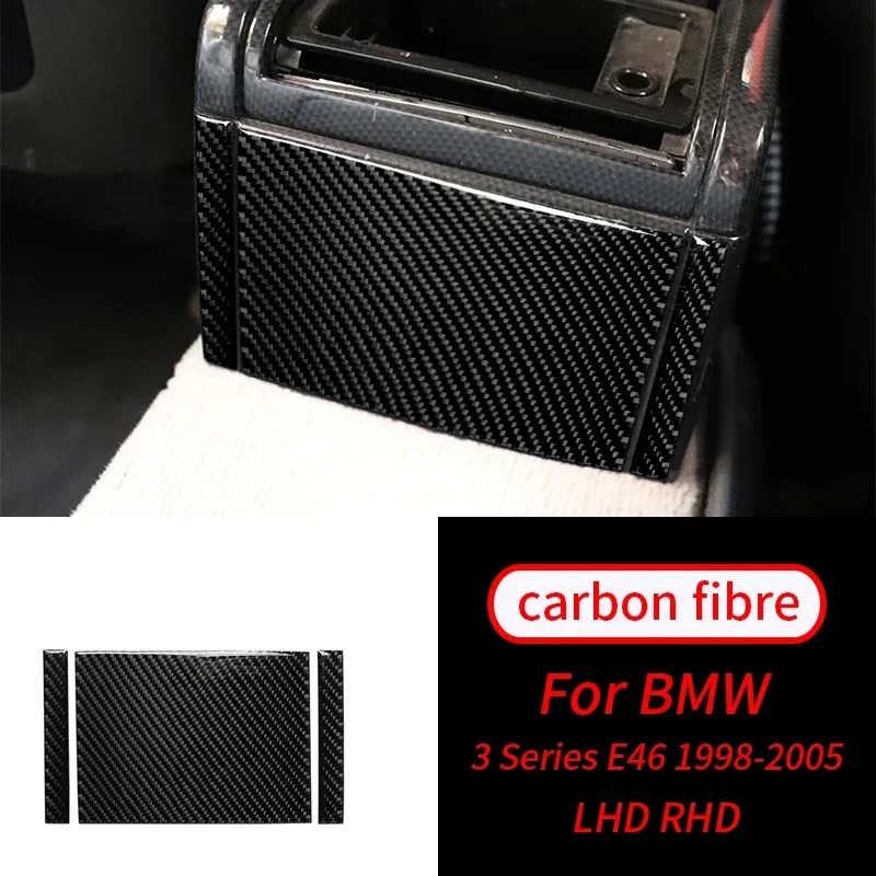 Для BMW 3 серии E46 1998-2005 настоящие детали салона автомобиля из углеродного волокна, декоративная наклейка на воздуховыпускное отверстие заднего сиденья
Для BMW 3 серии E46 1998-2005 настоящие детали салона автомобиля из углеродного волокна, декоративная наклейка на воздуховыпускное отверстие заднего сиденья