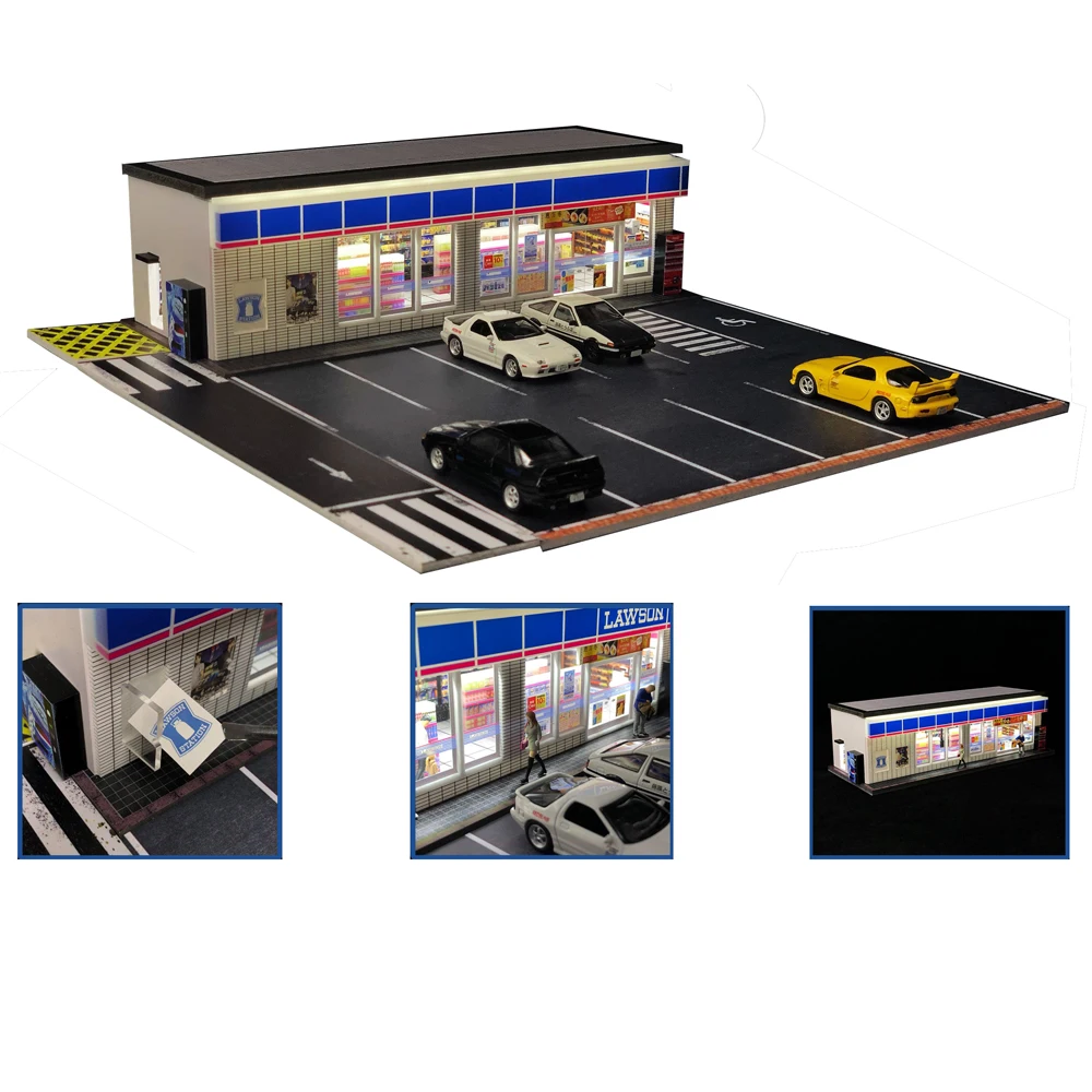 G Fans 1:64 Car Garage Scene Model Assemble Collect Car Miniatures Model Display Basement Decoration Collection with LED Light
G Fans 1:64 Car Garage Scene Model Assemble Collect Car Miniatures Model Display Basement Decoration Collection with LED Light