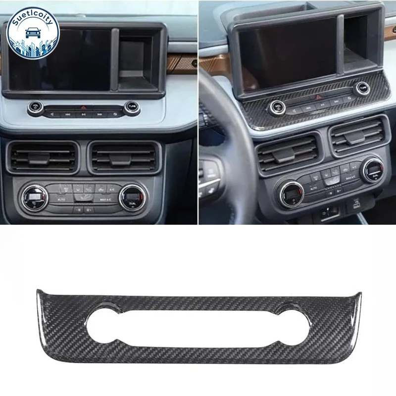 Real Carbon Fiber Car Multimedia Button Frame Cover Trim For Ford Maverick 2022-2026 Interior Car Accessories
Real Carbon Fiber Car Multimedia Button Frame Cover Trim For Ford Maverick 2022-2026 Interior Car Accessories