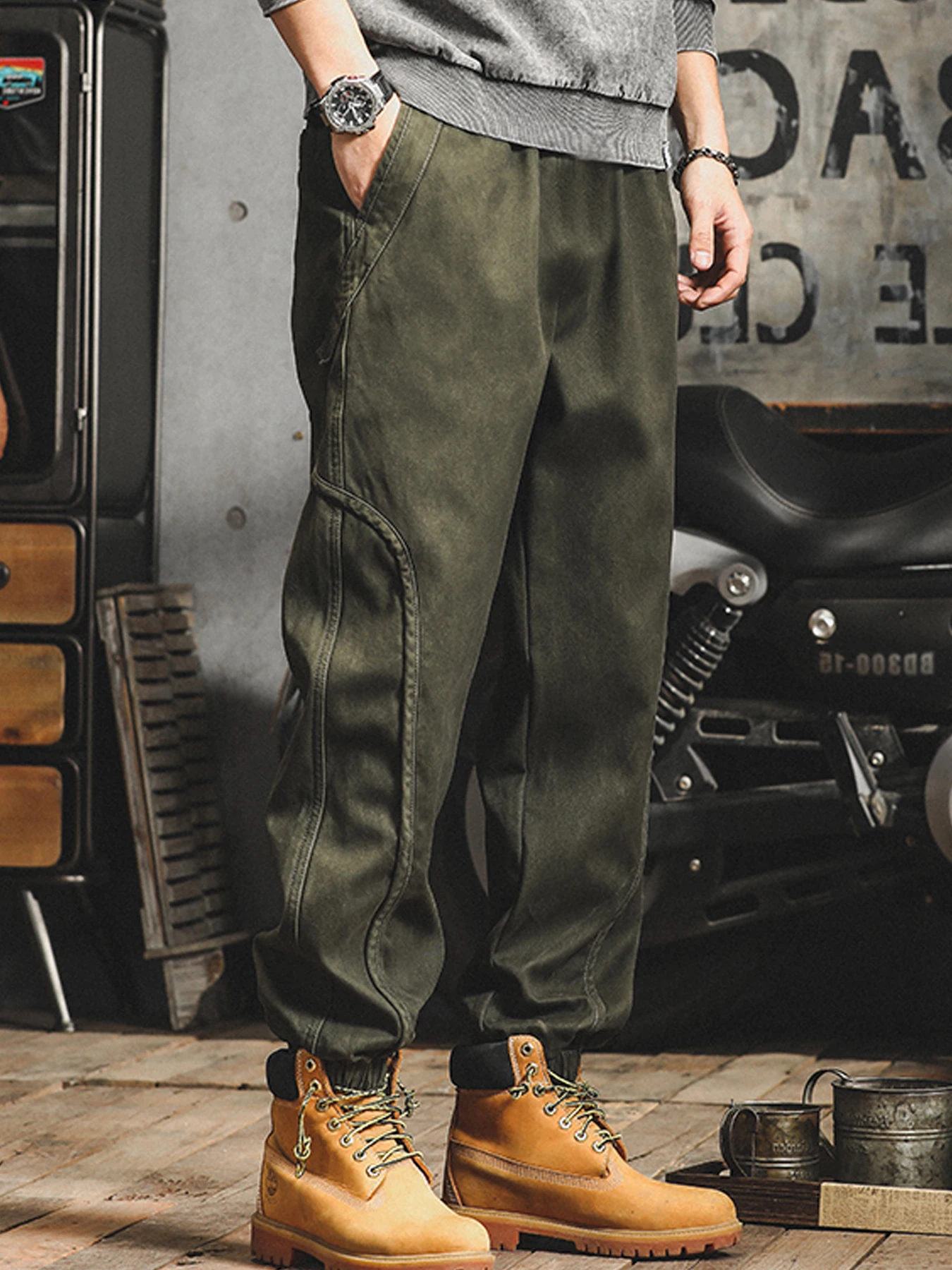 ants For Man Mens Fashionable Casual Workwear With Multiple Pockets Pure Elastic Waist Casual Pants Cargo Pants For Men Joggers
ants For Man Mens Fashionable Casual Workwear With Multiple Pockets Pure Elastic Waist Casual Pants Cargo Pants For Men Joggers