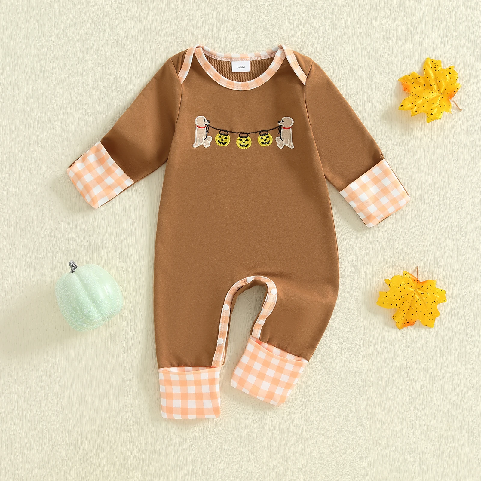 2025-05-29 Lioraitiin Baby Boys Halloween Romper Pumpkin Animal Embroidery Long Sleeve Round Neck Plaid Jumpsuit
2025-05-29 Lioraitiin Baby Boys Halloween Romper Pumpkin Animal Embroidery Long Sleeve Round Neck Plaid Jumpsuit