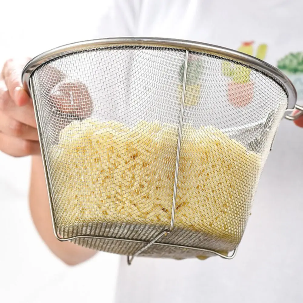 Home Chicken Wings Mesh Net Foldable Kitchen Stainless Steel Filter Food Colander Cooking Tools Frying Basket
Home Chicken Wings Mesh Net Foldable Kitchen Stainless Steel Filter Food Colander Cooking Tools Frying Basket