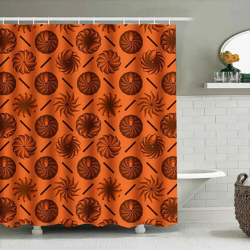 Rustic Bath Curtains with Retro Orange Floral Patterns Modern Shower Drapes for Bathroom Decor in Various Sizes
Rustic Bath Curtains with Retro Orange Floral Patterns Modern Shower Drapes for Bathroom Decor in Various Sizes