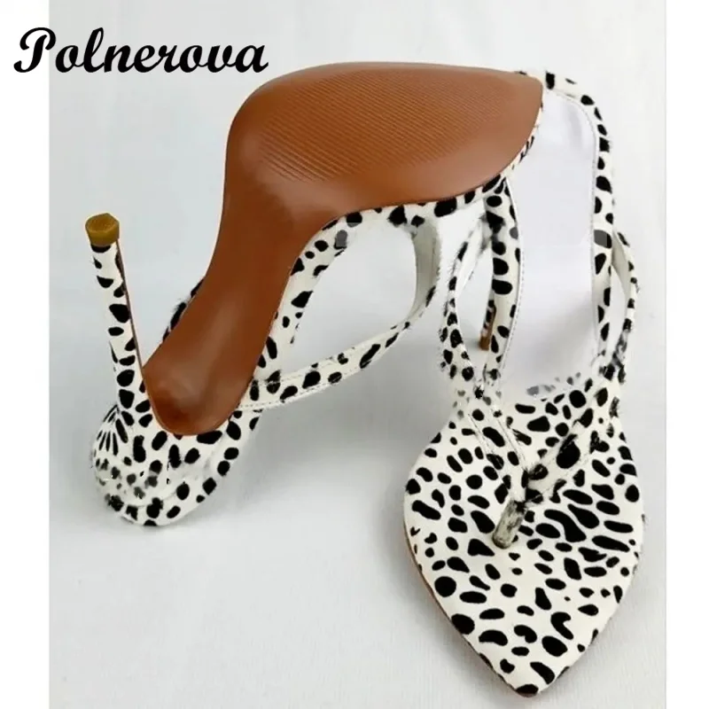 White Leopard High Heels Flip Flops Stiletto Heel Pointy Toe Elegant Party Dress Heels Handmade Women Shoes Zapatos Para Mujere
White Leopard High Heels Flip Flops Stiletto Heel Pointy Toe Elegant Party Dress Heels Handmade Women Shoes Zapatos Para Mujere