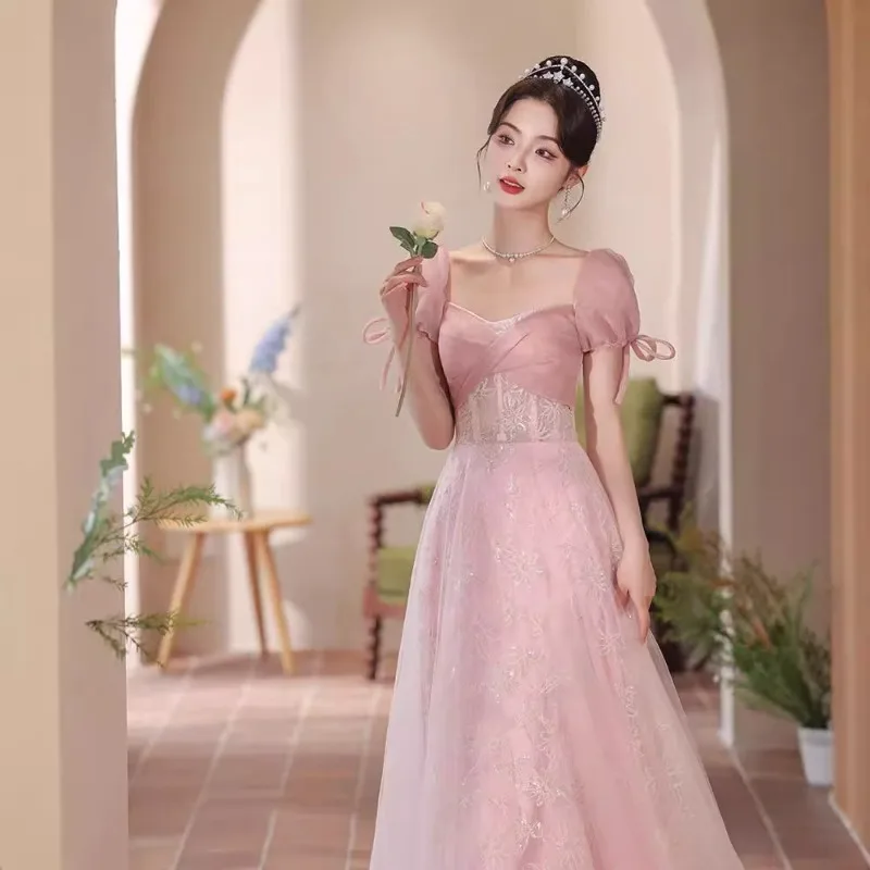 European and American Evening Dress Women 2025 New High End Host French High End Niche Princess Adult Ceremony Long Dress
European and American Evening Dress Women 2025 New High End Host French High End Niche Princess Adult Ceremony Long Dress