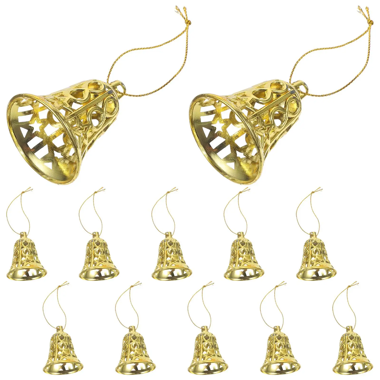 12 Pcs Christmas Bell Tree Decoration Pendant Hanging Ornament Home Vintage Top Hat Supplies Xmas Bells Plastic
12 Pcs Christmas Bell Tree Decoration Pendant Hanging Ornament Home Vintage Top Hat Supplies Xmas Bells Plastic