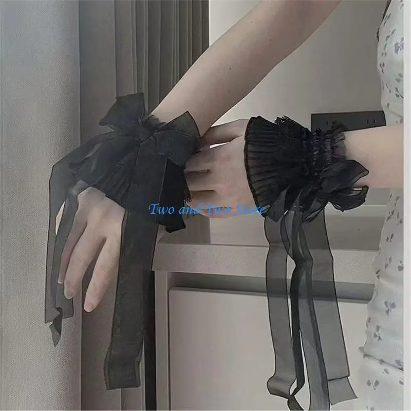 HX6F 1 Pair Adjustable Lace Wrist Sleeve Covers Wrist Cuffs For Various Wrist Sizes
HX6F 1 Pair Adjustable Lace Wrist Sleeve Covers Wrist Cuffs For Various Wrist Sizes