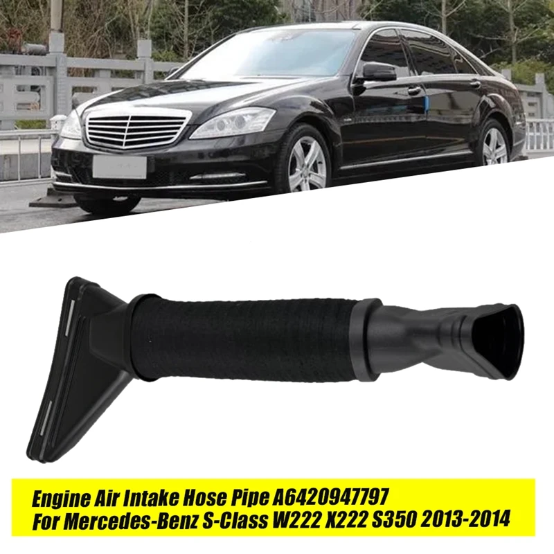 Левая сторона двигателя воздухозаборный шланг A6420947797 для Mercedes-Benz S-Class W222 X222 S350 2013-2014 автомобильные воздушные трубки запчасти
Левая сторона двигателя воздухозаборный шланг A6420947797 для Mercedes-Benz S-Class W222 X222 S350 2013-2014 автомобильные воздушные трубки запчасти