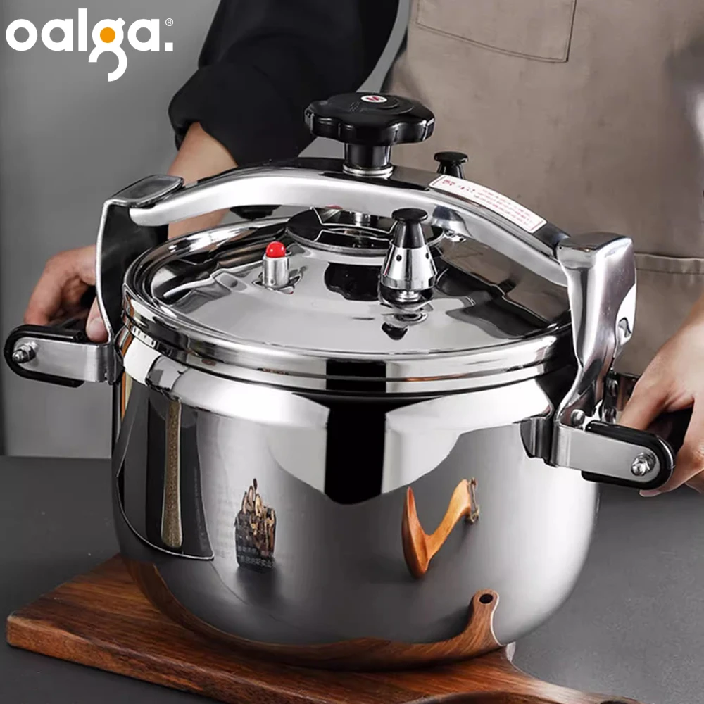 8-50L Thickened Explosion-Proof Pressure Cooker, Universal Pot Pan, Household, 304 Stainless Steel Gas Induction Pressure Canner
8-50L Thickened Explosion-Proof Pressure Cooker, Universal Pot Pan, Household, 304 Stainless Steel Gas Induction Pressure Canner