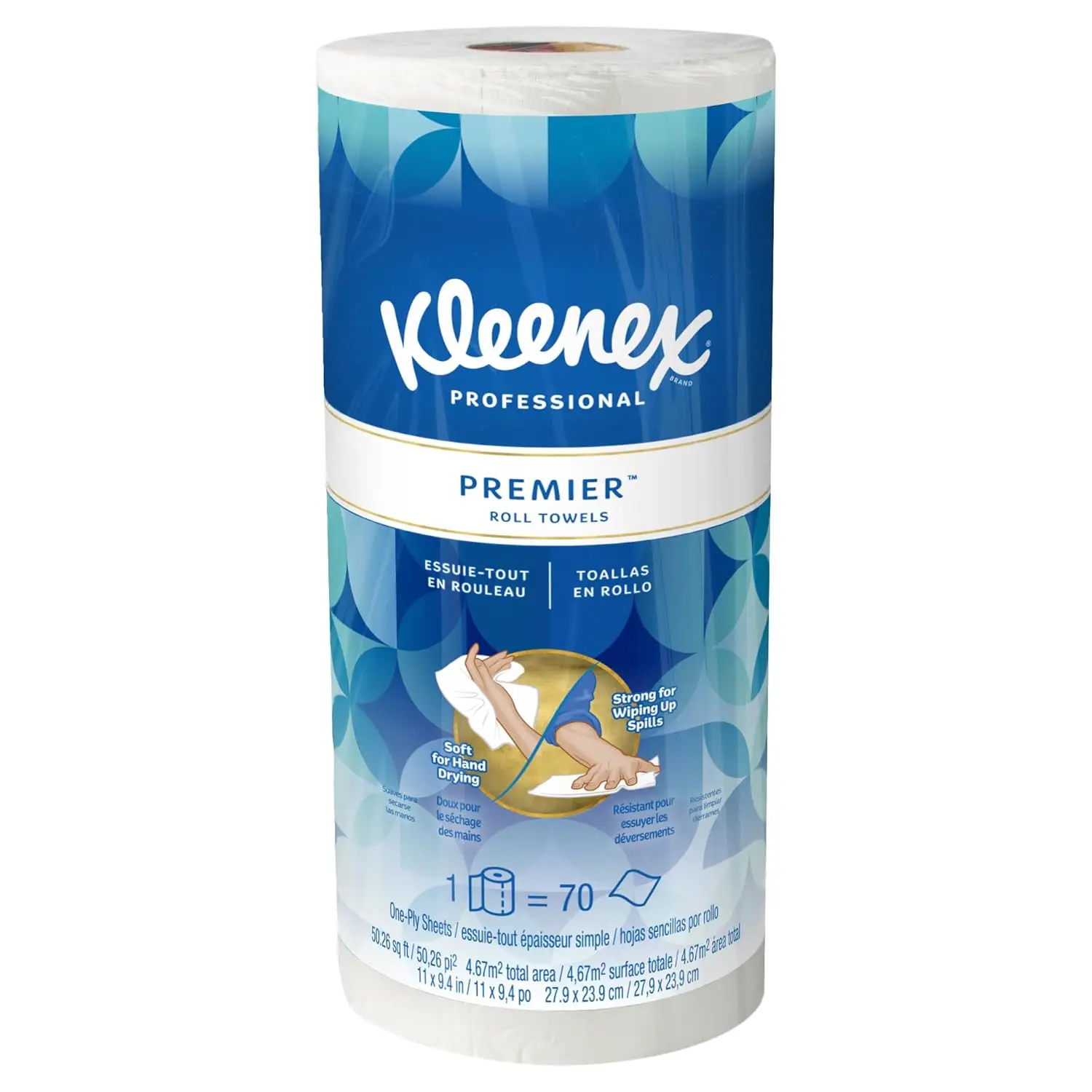 Professional Kitchen Paper Towels, Cloth-Like Softness, White, 70 Sheets/Roll, 24 Rolls/Case
Professional Kitchen Paper Towels, Cloth-Like Softness, White, 70 Sheets/Roll, 24 Rolls/Case