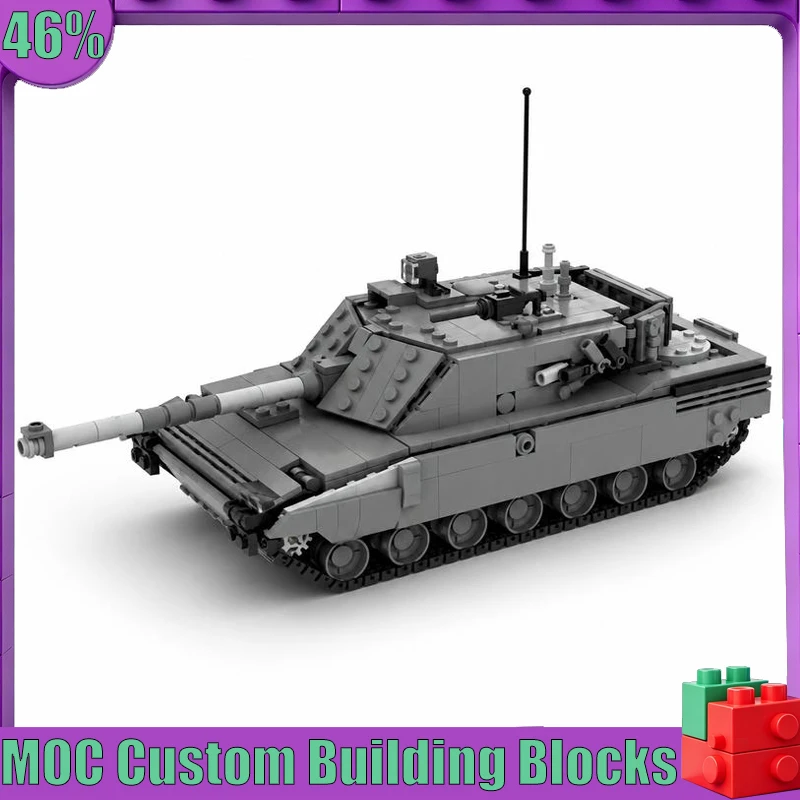 1127Parts Ariete MBT Battle Tank 1:35 Scale MOC Army Vehicle Model Custom Puzzle DIY Assembly Educational Building Blocks Gift
1127Parts Ariete MBT Battle Tank 1:35 Scale MOC Army Vehicle Model Custom Puzzle DIY Assembly Educational Building Blocks Gift