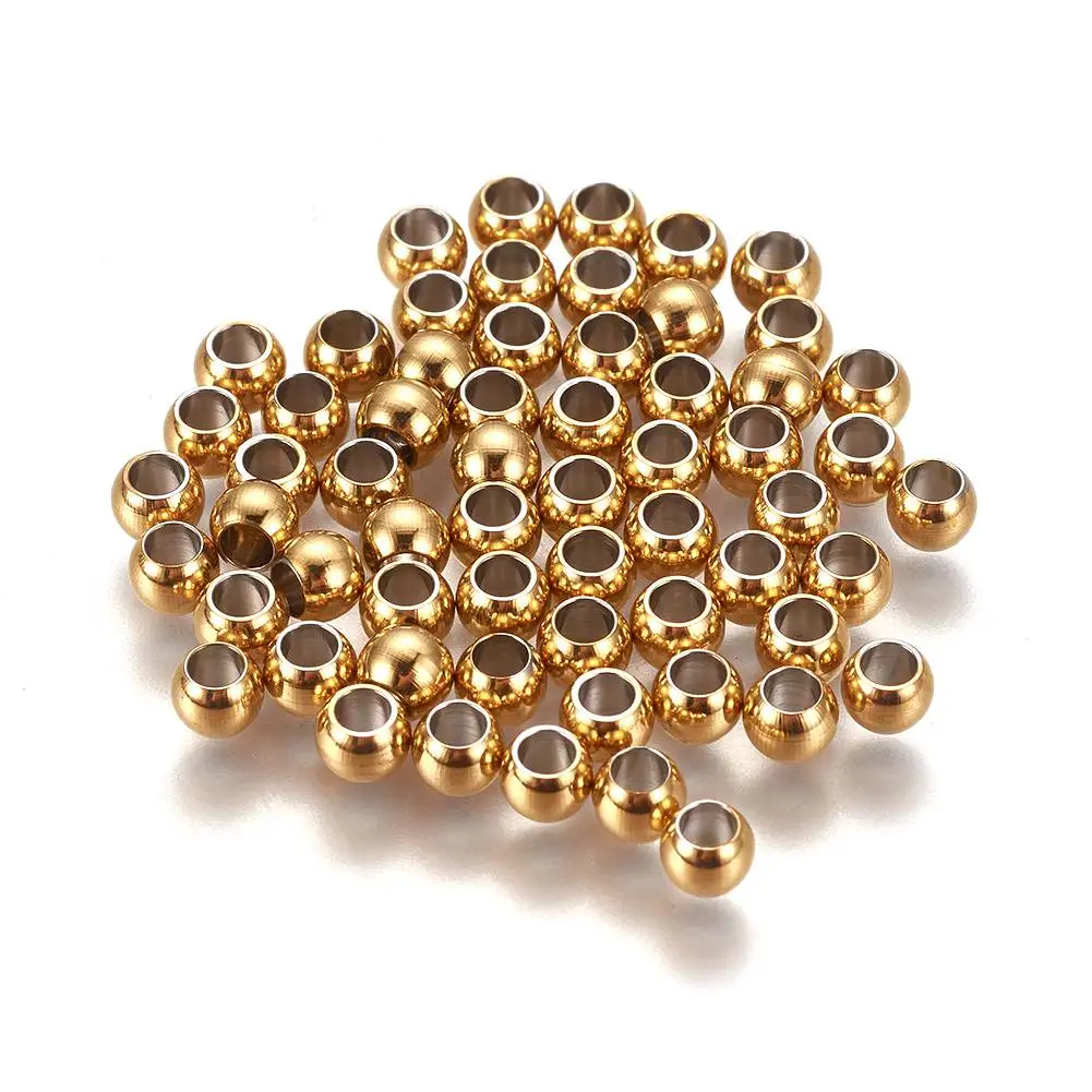 1000pcs 3 4 6mm 304 Stainless Steel Spacer Beads Round Metal Loose Spacer Charm Beads for Jewelry Making DIY Bracelet Necklace
1000pcs 3 4 6mm 304 Stainless Steel Spacer Beads Round Metal Loose Spacer Charm Beads for Jewelry Making DIY Bracelet Necklace