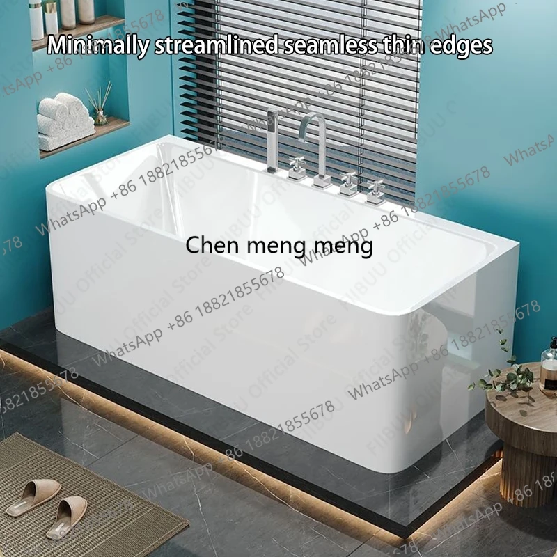 Простая отдельностоящая ванна, многофункциональная ванна для квартиры и дома, из утолщенного высококачественного материала, белая.
Простая отдельностоящая ванна, многофункциональная ванна для квартиры и дома, из утолщенного высококачественного материала, белая.