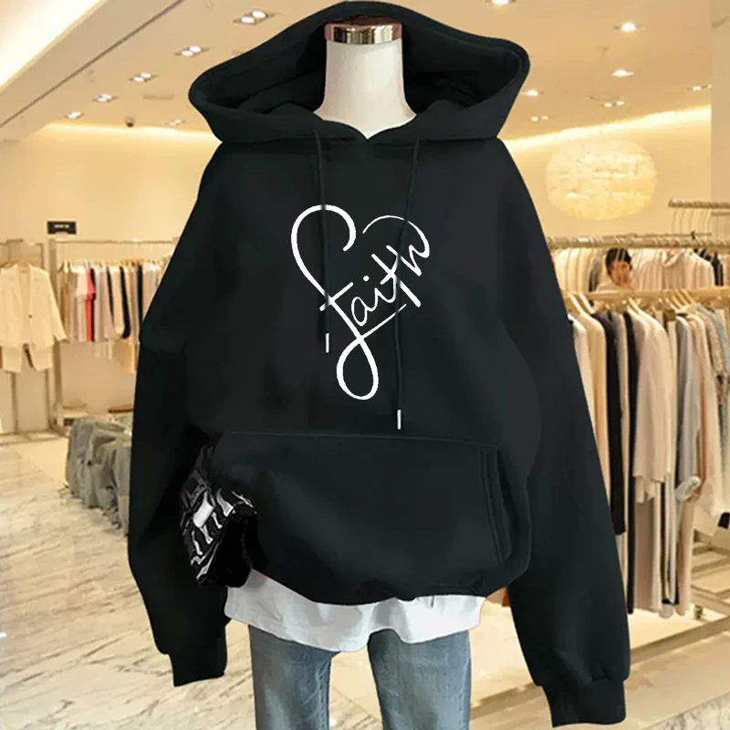 Faith Print Hoodies Women Casual Long Sleeve Hoodies Autumn Winter Pullovers Sweatshirts
Faith Print Hoodies Women Casual Long Sleeve Hoodies Autumn Winter Pullovers Sweatshirts