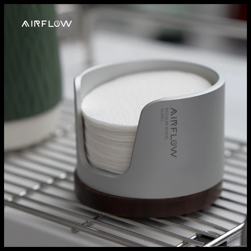 AIRFLOW Coffee Filter Storage Round Paper Holder Set Secondary Water Separation Portafilter Filter Paper Dust-Proof Storage Box
AIRFLOW Coffee Filter Storage Round Paper Holder Set Secondary Water Separation Portafilter Filter Paper Dust-Proof Storage Box