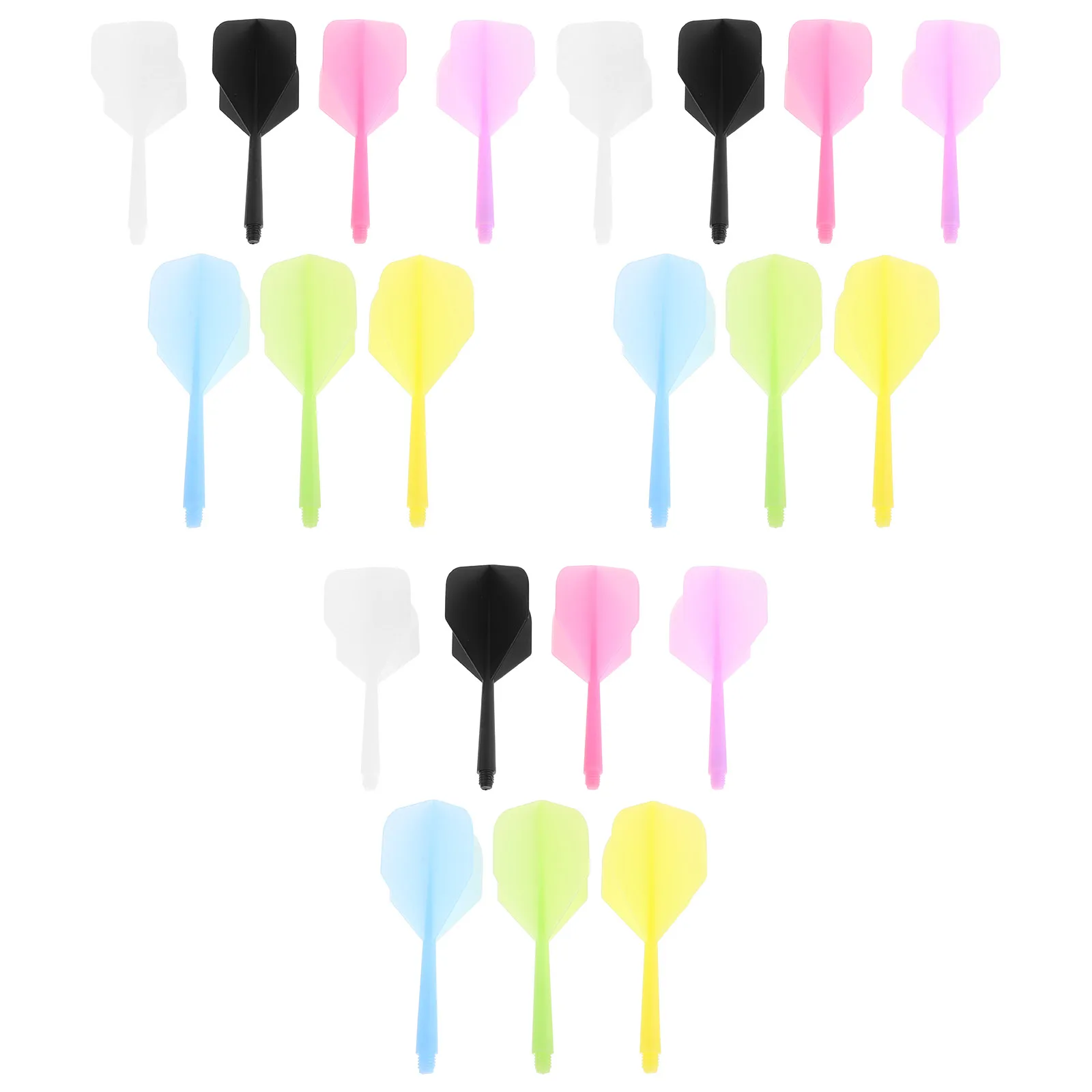 21pcs Integrated Flights And Shafts Part Anti-Drop Flights Plastic Flights Shaft Accessories Kit Replacement
21pcs Integrated Flights And Shafts Part Anti-Drop Flights Plastic Flights Shaft Accessories Kit Replacement