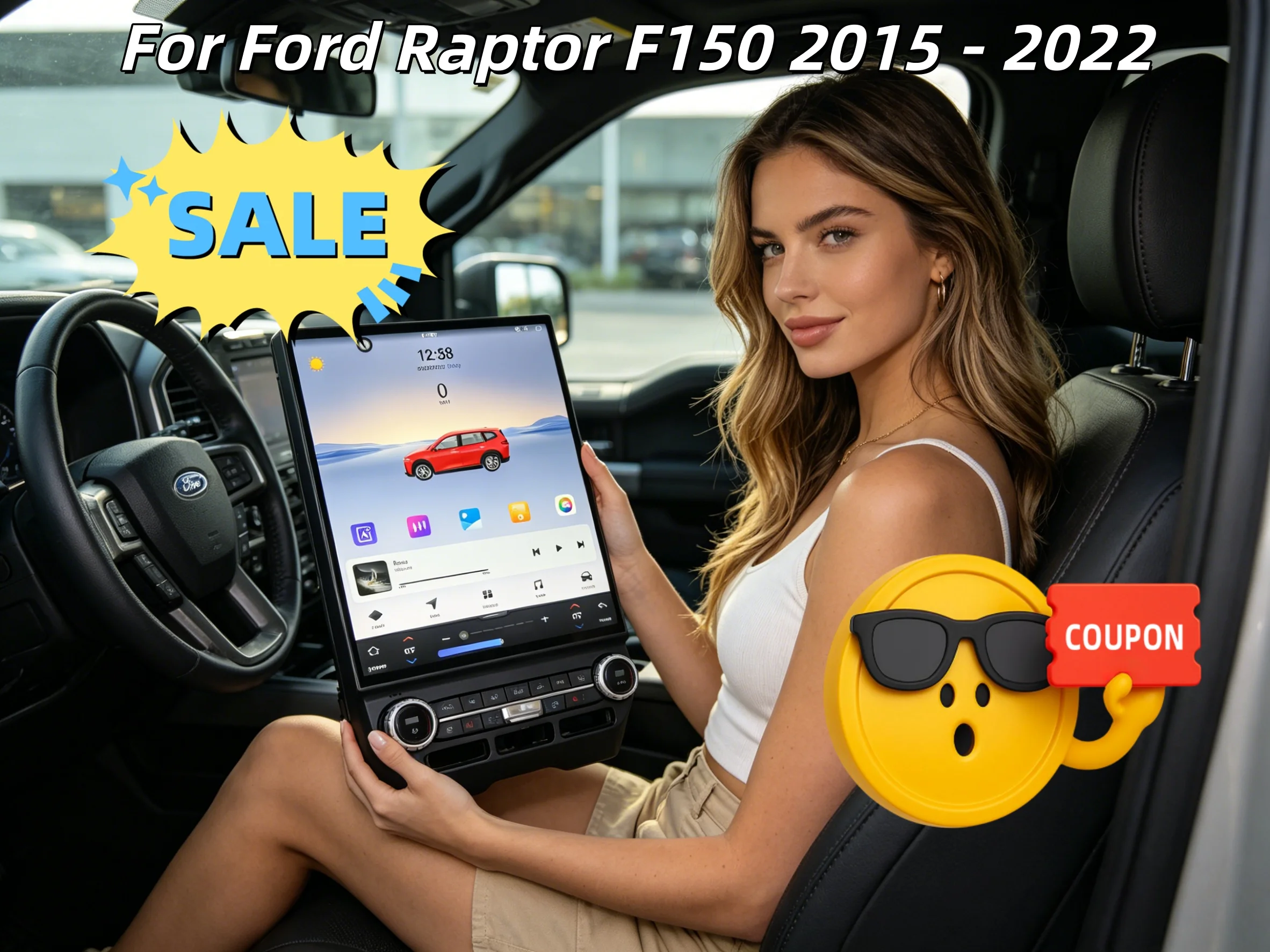 Android 13 15.6 Inch Screen For Ford F150 2015-2020 Carpaly GPS Navi Car Radio Multimedia Video Player Head Unit Bluetooth WIFI
Android 13 15.6 Inch Screen For Ford F150 2015-2020 Carpaly GPS Navi Car Radio Multimedia Video Player Head Unit Bluetooth WIFI