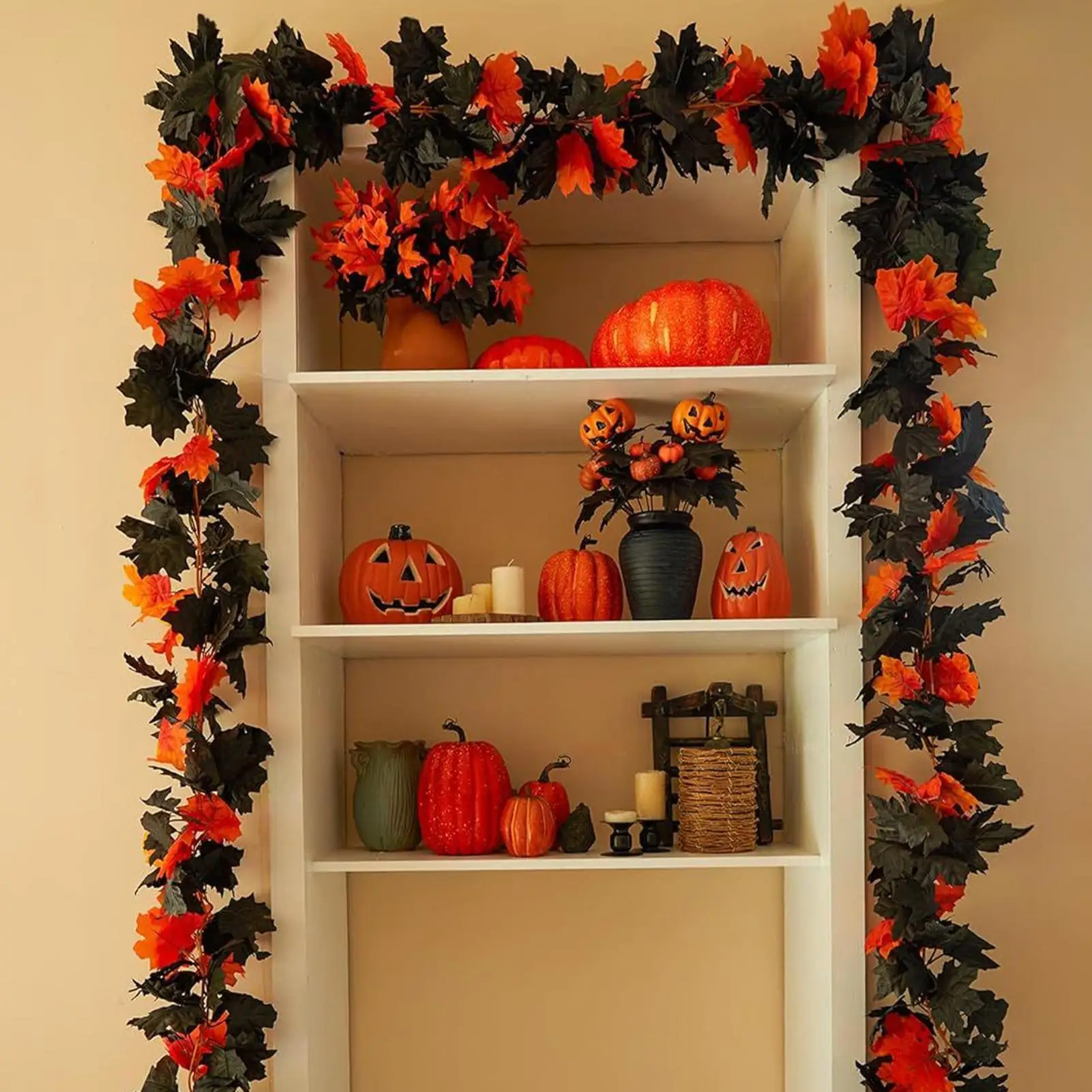 Осенняя гирлянда из 4 шт., уличная гирлянда из кленовых листьев, осенний декор на День Благодарения, домашний декор, товары для вечеринок для сада, осенний двор
Осенняя гирлянда из 4 шт., уличная гирлянда из кленовых листьев, осенний декор на День Благодарения, домашний декор, товары для вечеринок для сада, осенний двор