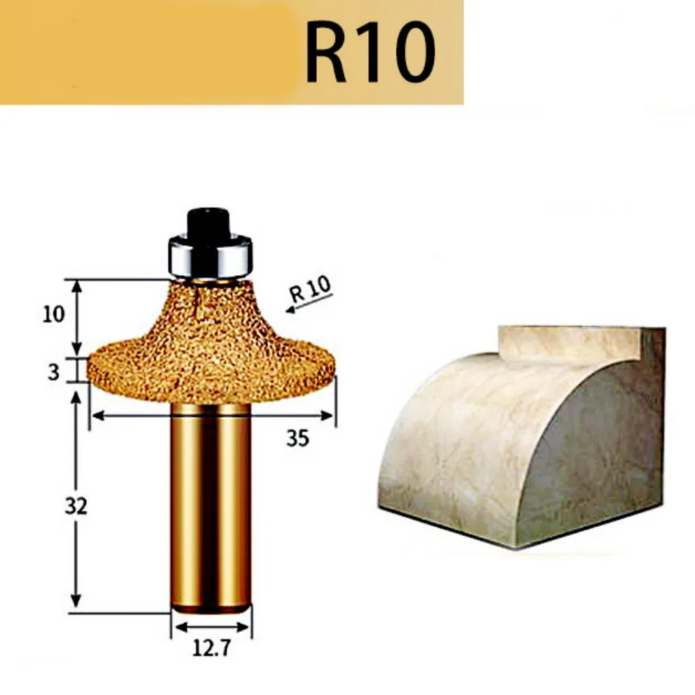 Новые паяные алмазные фрезы R5/R8/R10, вакуумные профилирующие режущие сверла, инструменты для гравировки камня, гранита, мрамора
Новые паяные алмазные фрезы R5/R8/R10, вакуумные профилирующие режущие сверла, инструменты для гравировки камня, гранита, мрамора