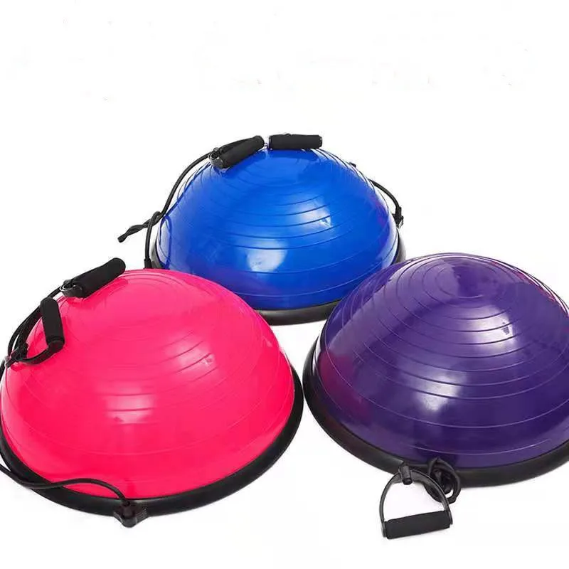58cm Diameter Pilates Yoga Ball With Handle PVC Yoga Half Balance Ball For Abdominal Training New
58cm Diameter Pilates Yoga Ball With Handle PVC Yoga Half Balance Ball For Abdominal Training New
