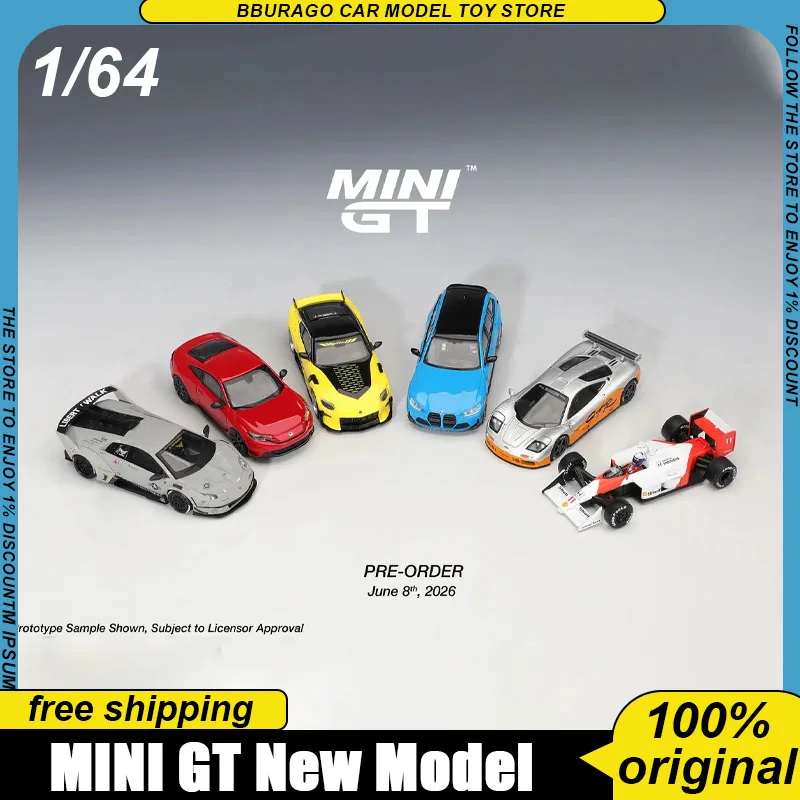 Pre-Sale Mini Gt 1:64 Lamborghini Gt Evo Honda Prelude Nissan Ffz400 Bmw M3 Mclaren F1 Diecast Collection Model Ornament Toy Kid
Pre-Sale Mini Gt 1:64 Lamborghini Gt Evo Honda Prelude Nissan Ffz400 Bmw M3 Mclaren F1 Diecast Collection Model Ornament Toy Kid