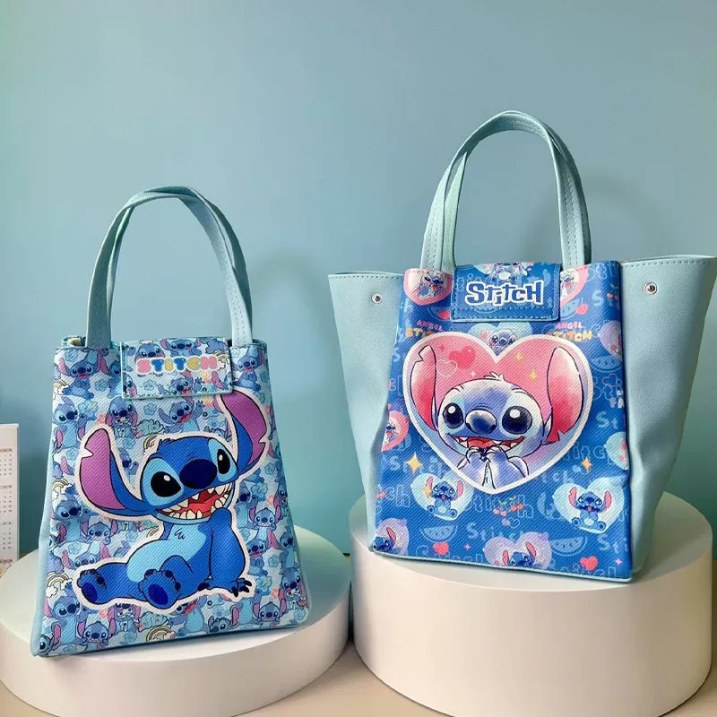 New Stitch Lunch Bag Leather Waterproof Snap Button Female Cartoon Shopping HandBag Casual Student Shoulder Tote Bag Gift
New Stitch Lunch Bag Leather Waterproof Snap Button Female Cartoon Shopping HandBag Casual Student Shoulder Tote Bag Gift