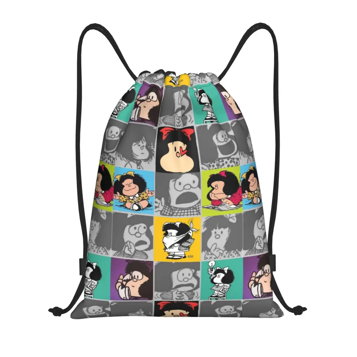 Пользовательские милые обои Mafalda, рюкзак на шнурке, сумки для женщин и мужчин, легкий спортивный рюкзак для спортзала, мешки для йоги
Пользовательские милые обои Mafalda, рюкзак на шнурке, сумки для женщин и мужчин, легкий спортивный рюкзак для спортзала, мешки для йоги