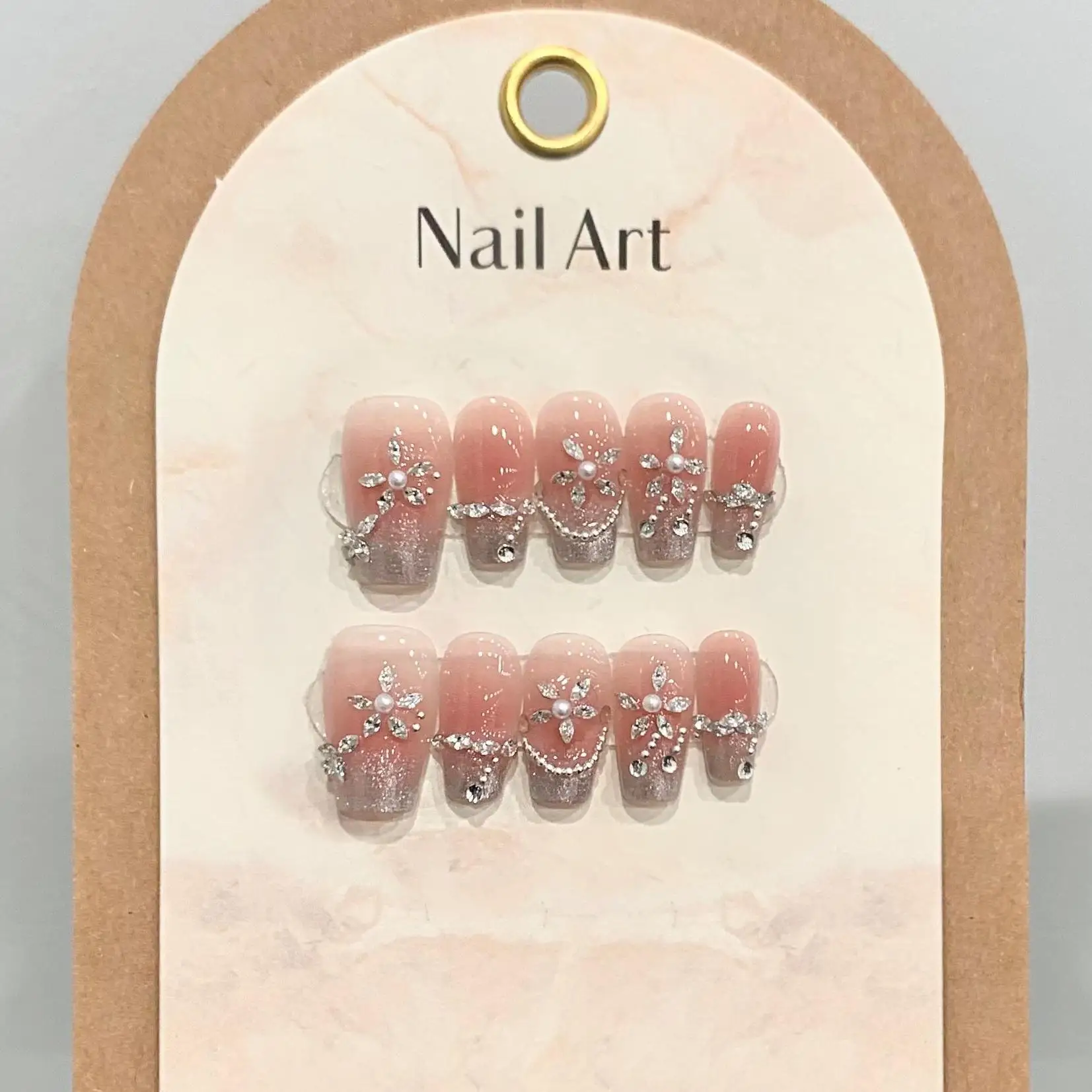 10 PCS Luxury Handmade Press on Nails Short Ballet Cranberry Design with 3-PIECE Tool Adhesive Nail Glue Tabs
10 PCS Luxury Handmade Press on Nails Short Ballet Cranberry Design with 3-PIECE Tool Adhesive Nail Glue Tabs