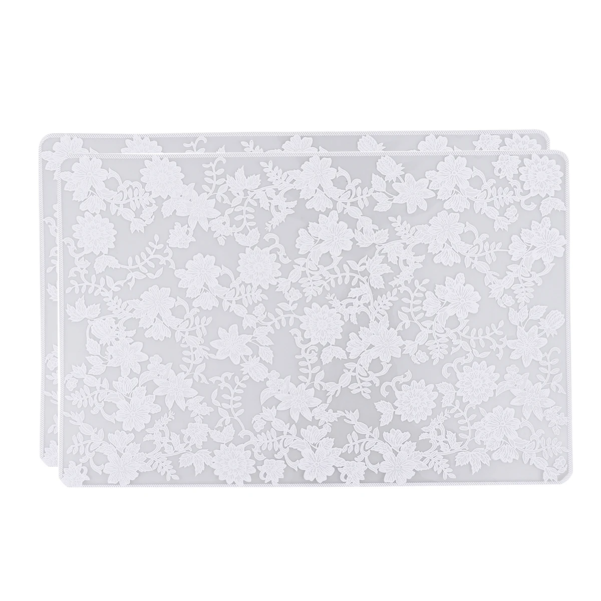 2 pcs Pp Placemat Thick Waterproof Lace Flower Table Mat Anti-Slip Bowl Pot Plate Coaster For Home Kitchen Restaurant Use
2 pcs Pp Placemat Thick Waterproof Lace Flower Table Mat Anti-Slip Bowl Pot Plate Coaster For Home Kitchen Restaurant Use