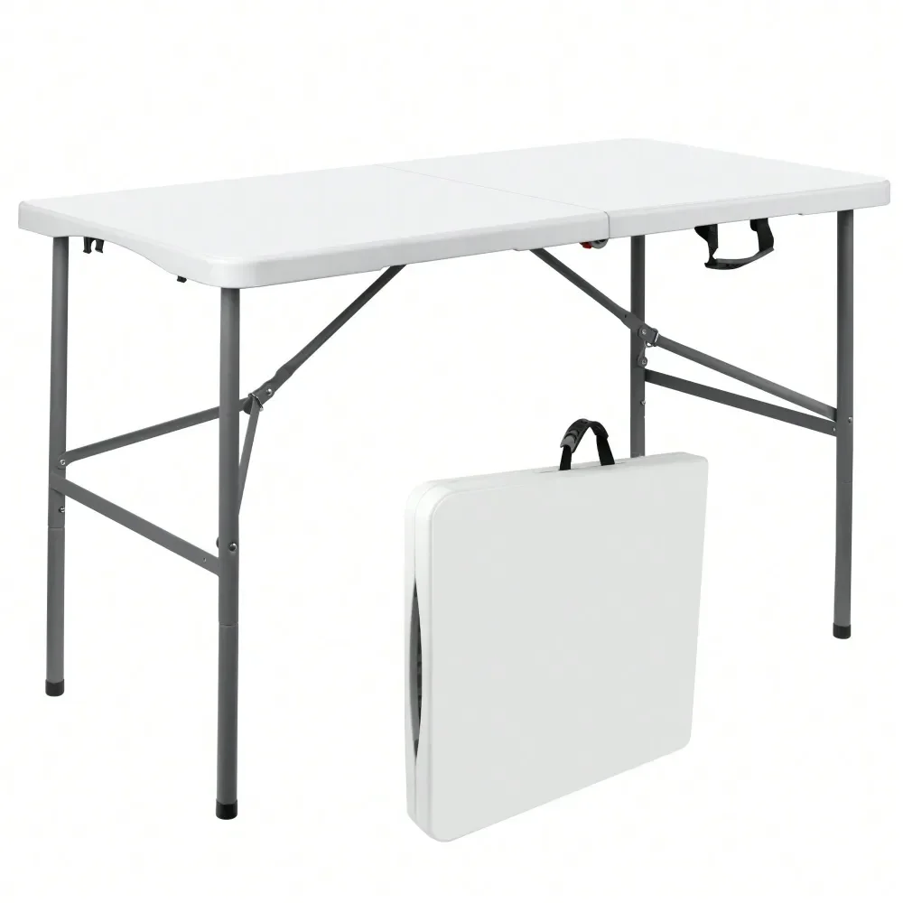 Ft Portable Folding Table, Idustrial HeavyDuty Foldable Table, HDPE Plastic Table, With Carrying Handle, Locks, Stright Legs Fo
Ft Portable Folding Table, Idustrial HeavyDuty Foldable Table, HDPE Plastic Table, With Carrying Handle, Locks, Stright Legs Fo