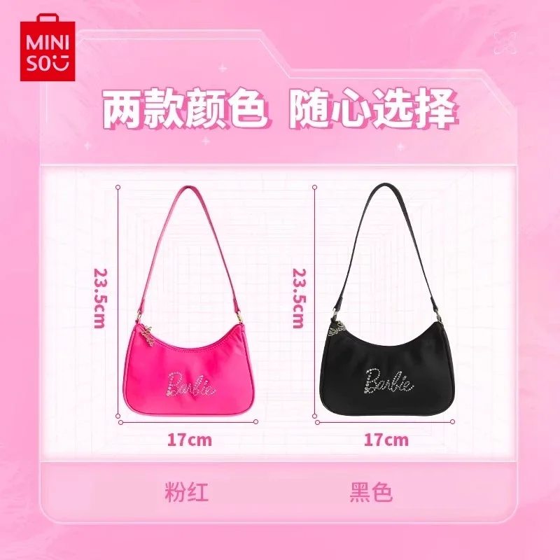 Miniso Барби, брендовая серия, горячее тиснение, сумка для подмышек, высокая цена, милая сумка через плечо, праздничный подарок для девочек
Miniso Барби, брендовая серия, горячее тиснение, сумка для подмышек, высокая цена, милая сумка через плечо, праздничный подарок для девочек