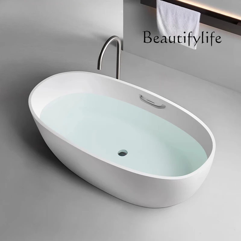 Artificial stone bathtub independent hotel home bath bathtub small apartment high sense independent
Artificial stone bathtub independent hotel home bath bathtub small apartment high sense independent
