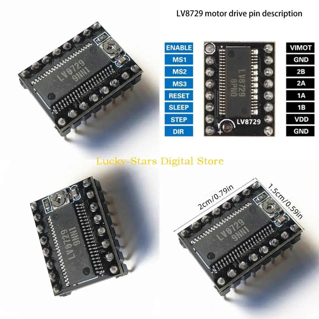 T3EE LV8729 Кэтапер Драйвер Драйвера Драйверы Драйверы Драйверы Драйверы для 3D-принтера стабильная работа 6V-36 В модули
T3EE LV8729 Кэтапер Драйвер Драйвера Драйверы Драйверы Драйверы Драйверы для 3D-принтера стабильная работа 6V-36 В модули