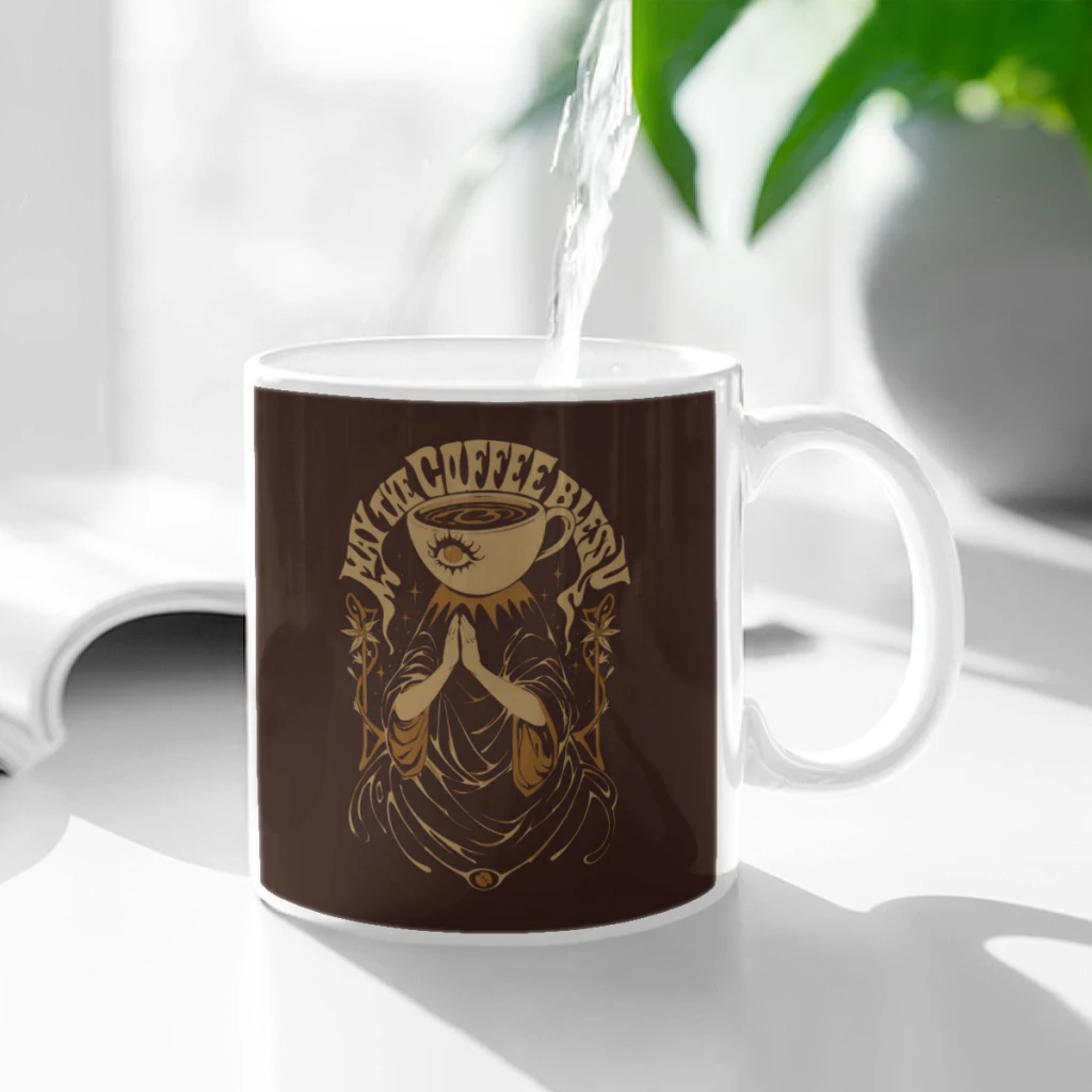 May the Coffee Bless You Ceramic Cup Coffee Oatmeal Breakfast Cup Creative Personality Mug
May the Coffee Bless You Ceramic Cup Coffee Oatmeal Breakfast Cup Creative Personality Mug