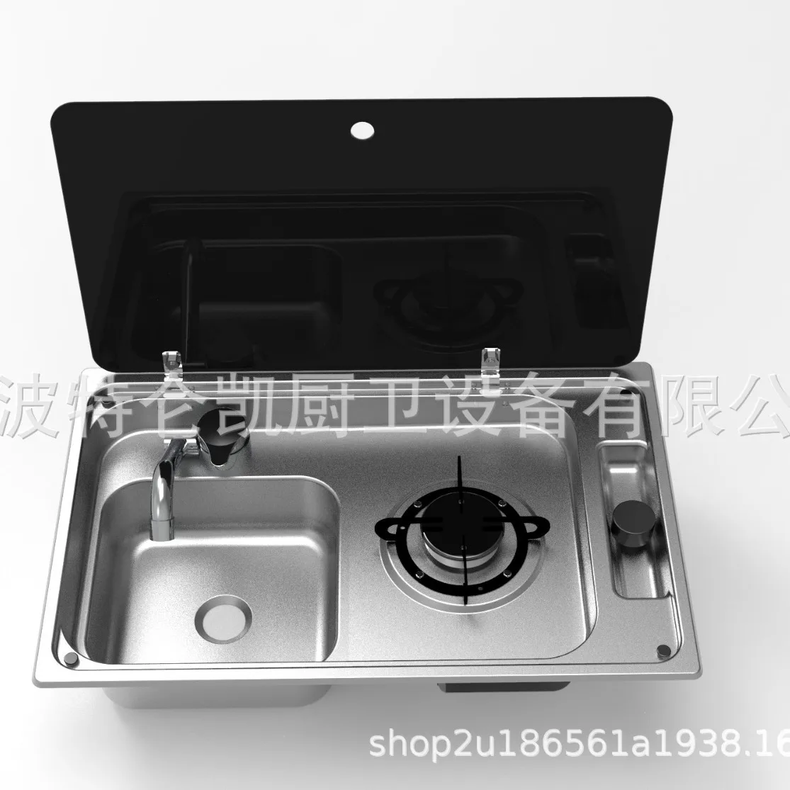 Stainless RV Gas Stove & Sink Combo with Glass Cover, Marine Yacht Built-in Cooktop, RV Kitchen Accessories
Stainless RV Gas Stove & Sink Combo with Glass Cover, Marine Yacht Built-in Cooktop, RV Kitchen Accessories