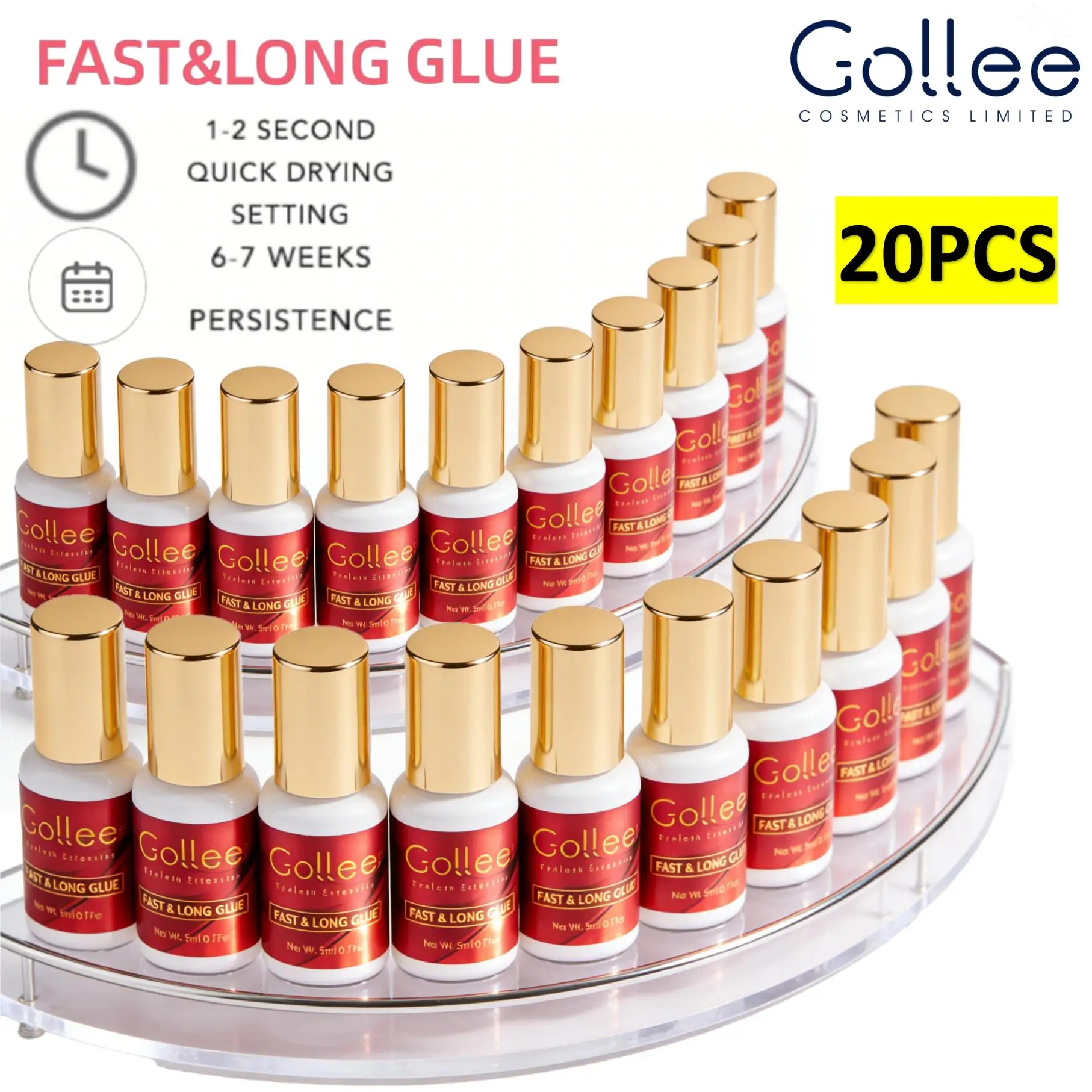 10PCS Eyelash Extension Glue 1S Ultra-Fast Drying Long Retention (6–7 weeks) Safe & Gentle Strong Flexible Hold Versatile Use
10PCS Eyelash Extension Glue 1S Ultra-Fast Drying Long Retention (6–7 weeks) Safe & Gentle Strong Flexible Hold Versatile Use