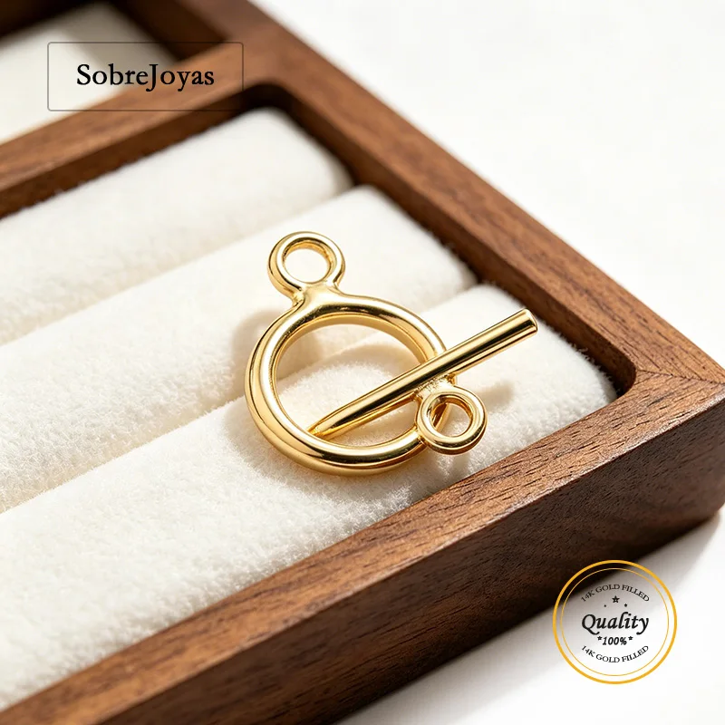 14K Gold Filled Toggle Set - Ring Charm with 9/11/15MM Pendants for DIY Jewelry Making - Bracelet Necklace Earring Findings
14K Gold Filled Toggle Set - Ring Charm with 9/11/15MM Pendants for DIY Jewelry Making - Bracelet Necklace Earring Findings