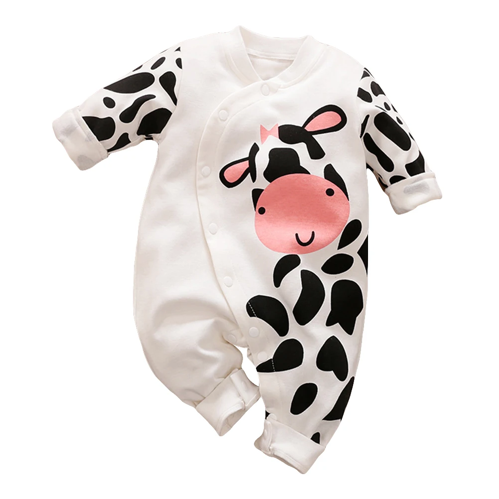 Spring Baby Romper Cotton Jumpsuit Newborn Cow Pattern Toddler Clothes Infantwear Long Sleeve Breathable Soft
Spring Baby Romper Cotton Jumpsuit Newborn Cow Pattern Toddler Clothes Infantwear Long Sleeve Breathable Soft