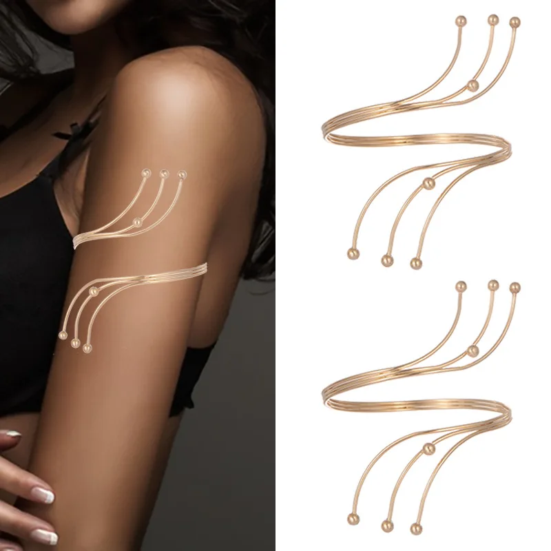 Boho Upper Arm Bracelet Cuff Bangle Gold Silver Cuff Bracelets Mental Open Upper Arm Bangle Bracelet Adjustable Armband Jewelry
Boho Upper Arm Bracelet Cuff Bangle Gold Silver Cuff Bracelets Mental Open Upper Arm Bangle Bracelet Adjustable Armband Jewelry