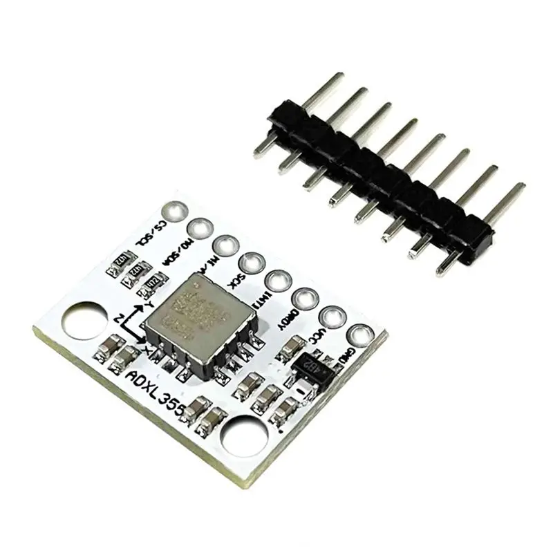 HHTL ADXL355 3-Axis Accelerometer Sensor Module Digital Output Industrial Grade Low Power Consumption White+Black